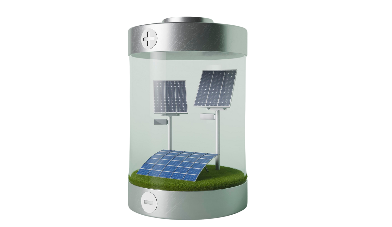 ilustrasi baterai solar panel